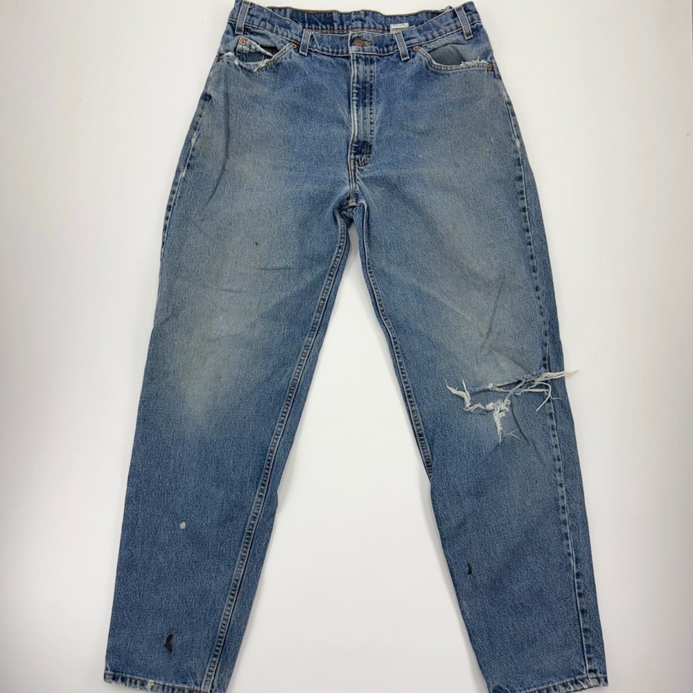 Vintage Levis 560 Orange Tab Jeans Mens 36x34 Blue Loose Fit Tapered‎ USA Made